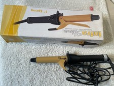 InfraShine Infrared Power Spring Ceramic Curling Iron, 1  Barrel