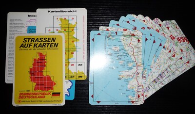 Co Pilot STRASSEN AUF KARTEN ASS Verlag D-Leinfelden DEUTCHLAND 1972/73