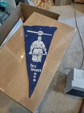 1913 BF-Unc Cravats Baseball Felt Pennants Tris Speaker Boston Red Sox