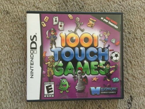 NINTENDO DS- 1001 TOUCH GAMES- NO MANUAL