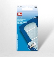 Prym 3 elastische Betttuchspanner, verstellbar, max. 1,40m (611561); 1 Stück