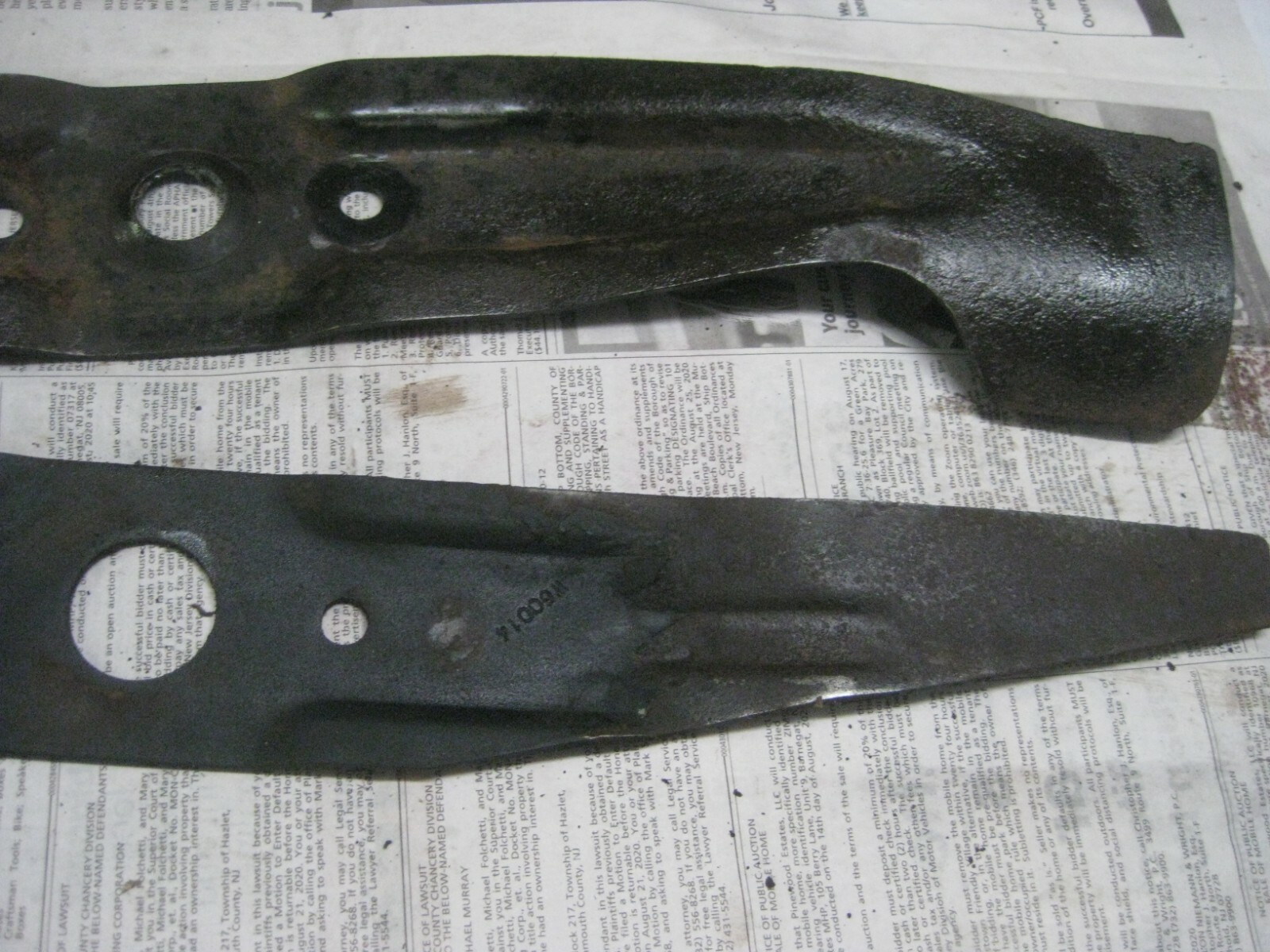 Honda Harmony Mower HRZ216 Blade Assembly Part 72531VE2020, 72511VE1