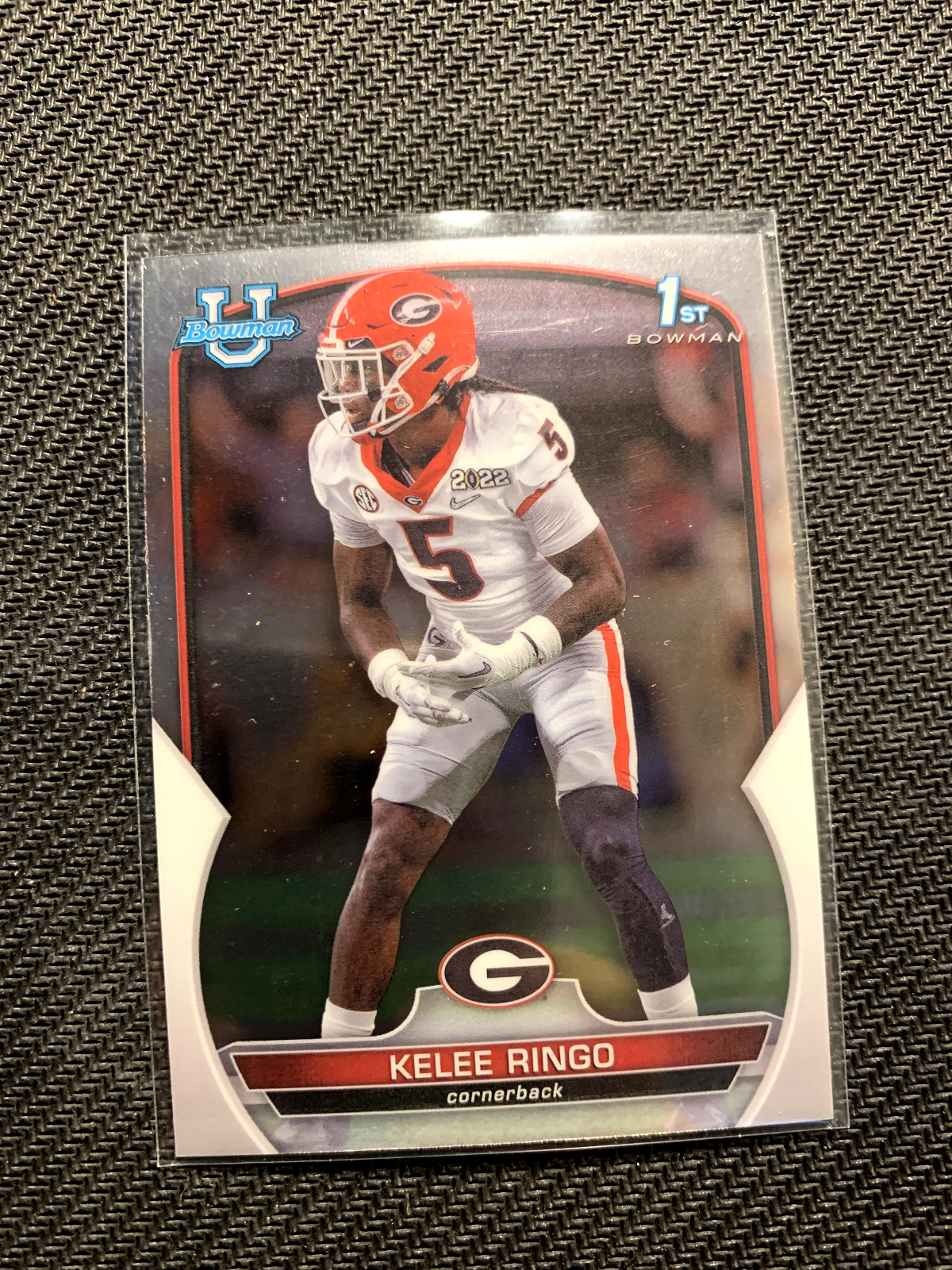2022 Bowman Chrome University KELEE RINGO 1st Bowman Georgia Bull Dogs 68