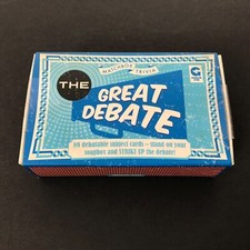 The Great Debate by Matchbox Trivia Game NEW Sealed 80 subject cards