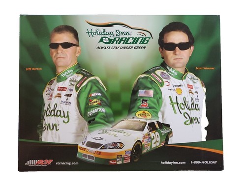 2000 Nascar Driver JEFF BURTON Glossy 8x10 Photo Racing Racecar