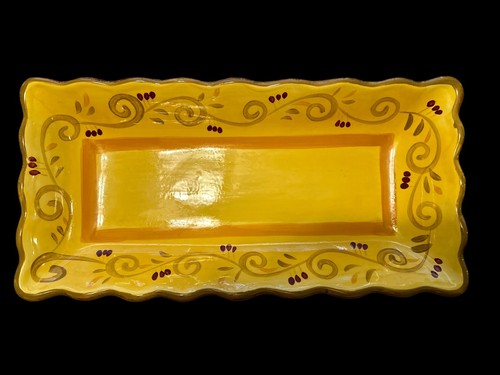 Home Trends Italian Villa 17" Rectangular Tray