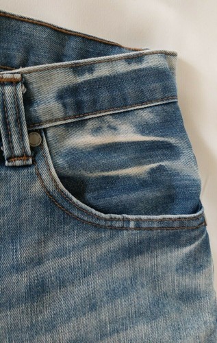STEVE'S JEANS Boys Size 16 Stone Washed Denim Blue Jeans Straight Leg Excellent - Picture 6 of 10