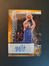 Michael Porter Jr 2021-22 Contenders Optic Perennial Orange Prizm Autograph #/25