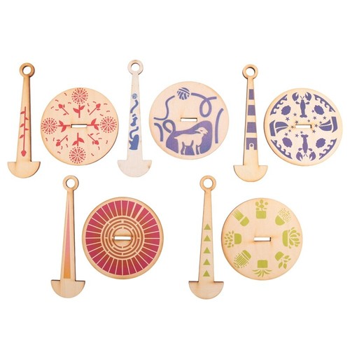 Porte-Fil Poignet, Support Pelote De Laine Portable Rotation à 360