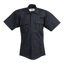 Elbeco Men's Tek3 Short Sleeve Twill Shirt Size M Blue Police Fire EMS Uniform