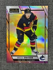 Brock Boeser 2023-24 O-Pee-Chee OPC Platinum Hockey Sunset #167