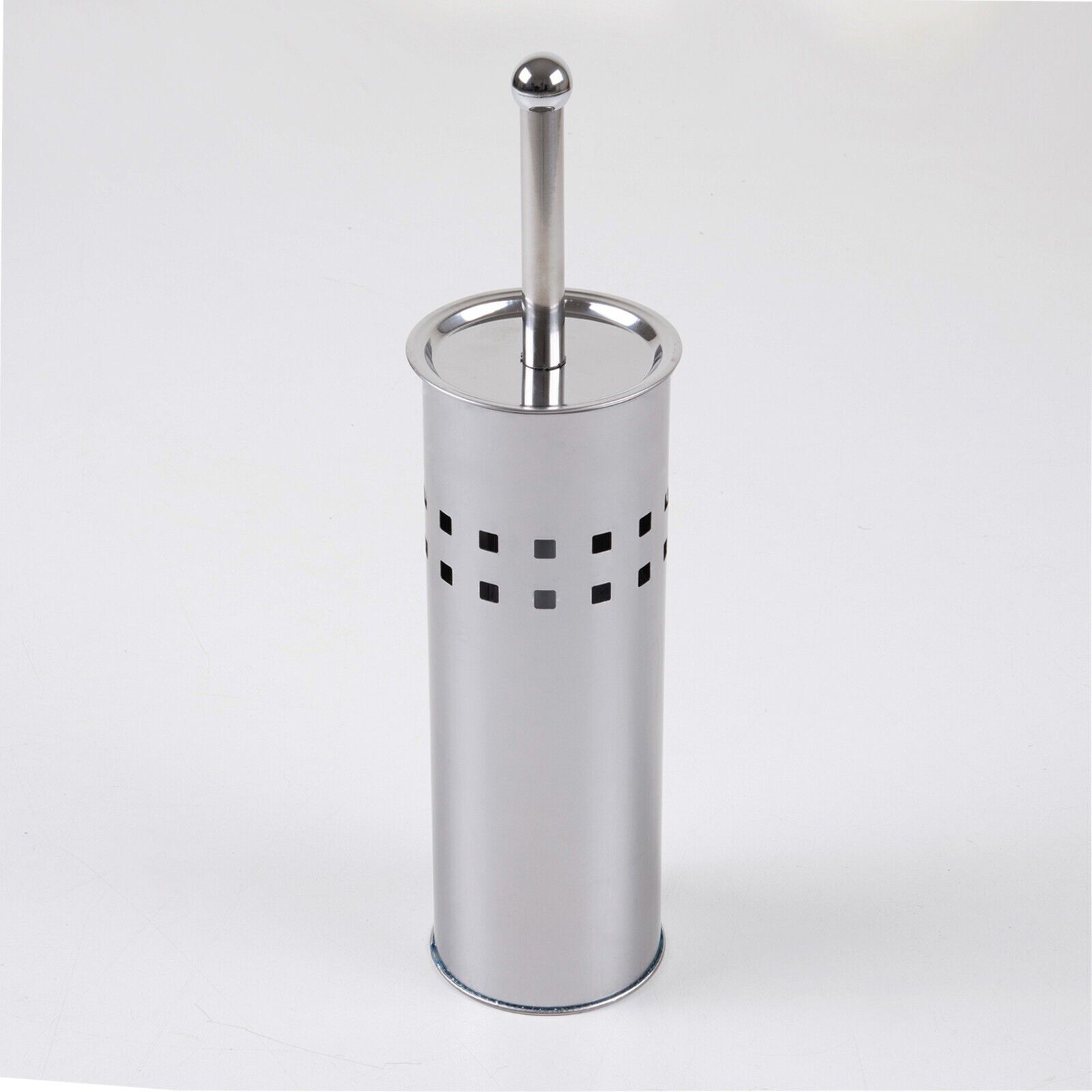 Toilet Brush with Holder Modern Bathroom Hygiene Hard Stiff Cleaning