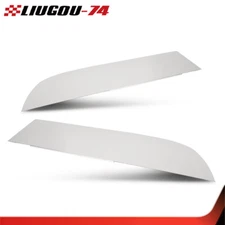 2PCS Fit For 2013+ Kenworth T680/T880 Stainless 8" Chopped Window Trim LH&RH