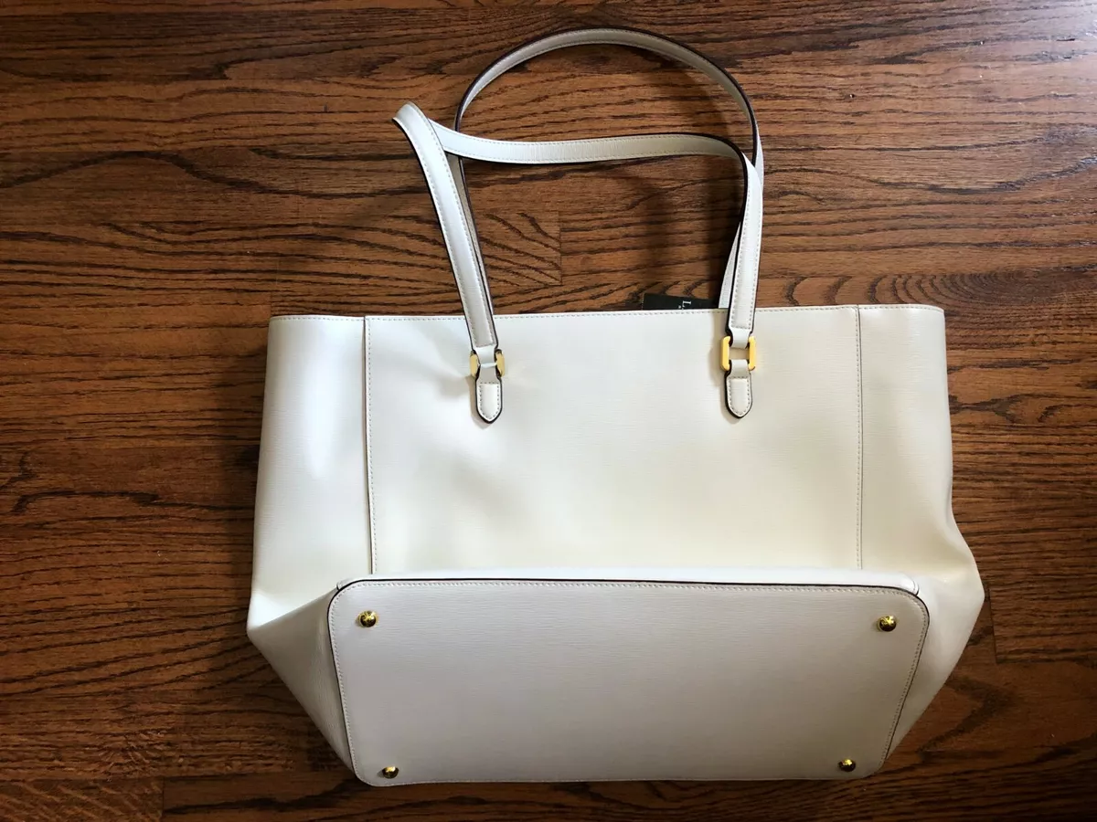 Ralph lauren white tote bag hot sale