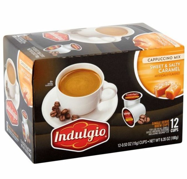 Indulgio Cappuccino Sweet & Salty Caramel 12count Single