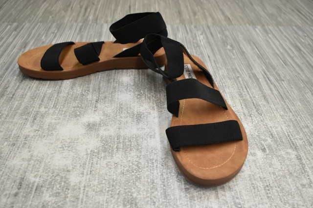 steve madden raffy sandal black