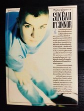 Sinead O'Connor VINTAGE THAILAND ONLY 1 COLOR PAGE MEGA RARE!!!