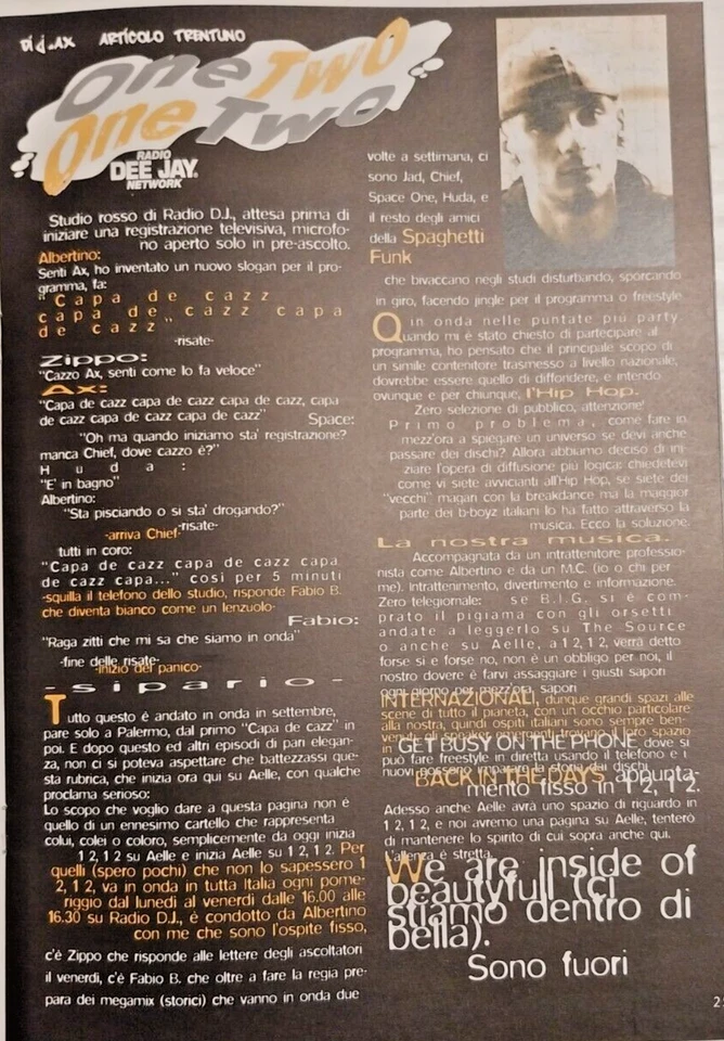 Aelle Magazine n 14 Novembre/Dicembre 1995 rivista rap graffiti hip-hop italiano - Immagine 3 di 4