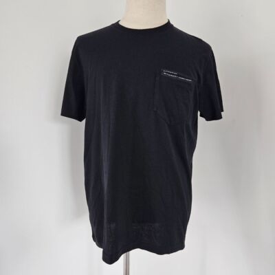 Givenchy schwarzes Herren T-Shirt m. Tasche