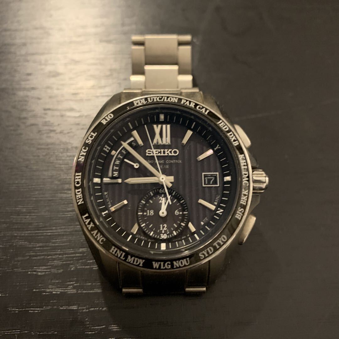 Seiko Brightz 8B54-0Aw0/ Analog Solar Men Saga145 Luxury Seiko Brightz 8B54-0Aw0/ Analog Solar Men Saga145 Luxury