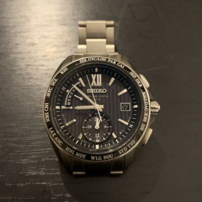 Seiko Brightz 8B54-0Aw0/ Analog Solar Men Saga145 Luxury Seiko Brightz 8B54-0Aw0/ Analog Solar Men Saga145 Luxury