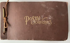 Vintage Postcard Album with post cards from early 1900's