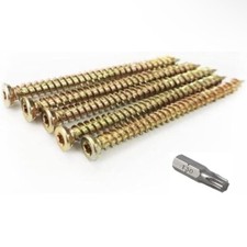 7.5 × 50mm (Box of 100)Easy Drive Countersunk Direct Concrete Screws.