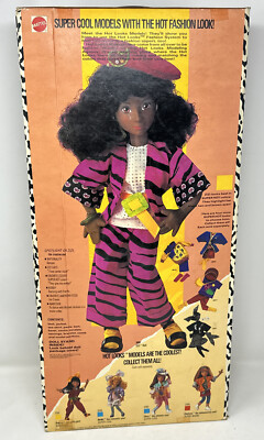 Vintage Mattel HOT LOOKS Zizi African American Doll NRFB | eBay