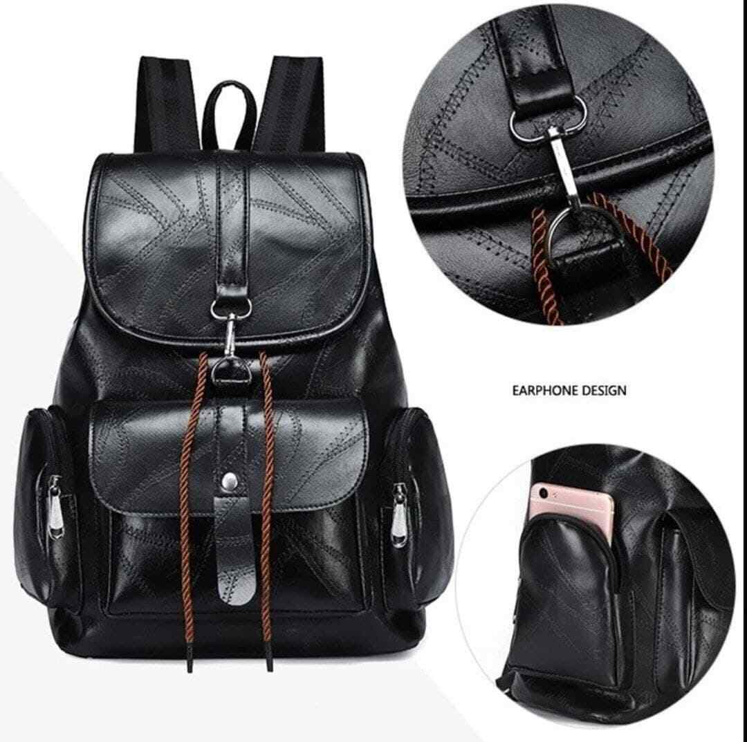 ellesse mini backpack Ellesse Small Graphic Logo Black Adjustable Strap Mens Gorano Backpack 6  16905