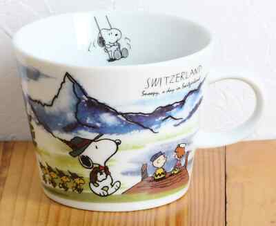 Snoopy World Travel Mug Switzerland Capacity: Approx. 370ml Mug Japan New