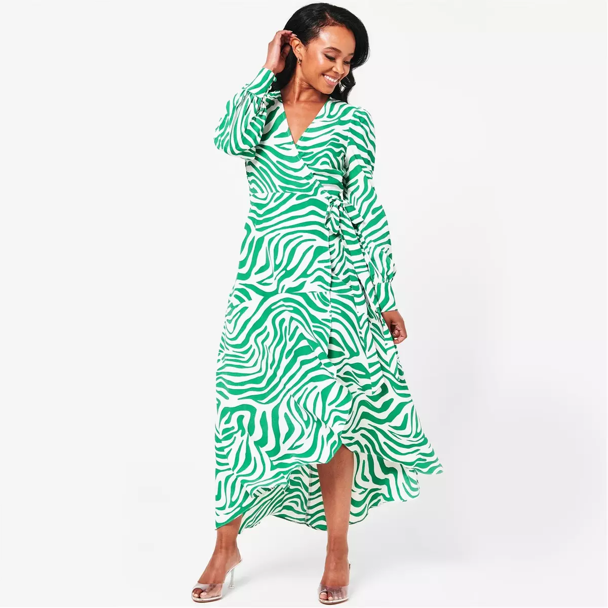 Biba green dress top