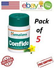 5 packs X Himalaya Confido Tablets 60tab Tablets/ free shipping