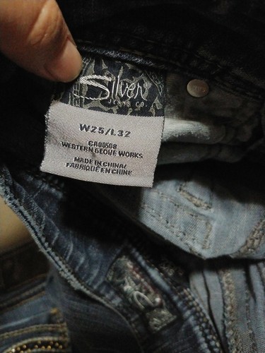 Silver ***SIZE 25*** Suki Surplus Jeans Size - Picture 6 of 6