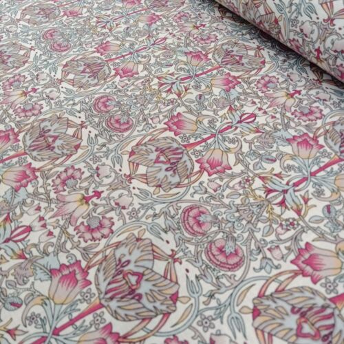 Tela de césped de algodón William Morris rosa Lodden para confeccionar, por 50 cm - Imagen 3 de 16