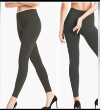 FALKE 41167 SEAMLESS LEGGINGS 100 OPAQUE MILITARY GREEN SIZE 44-46 LARGE NWT
