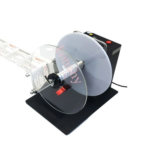 Two-way Automatic Rewinder Self-adhesive Barcode Machine Clothing Tag Reeler - Picture 4 of 9