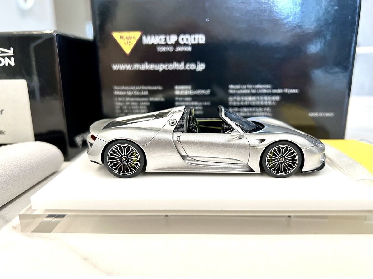 1/43 Make Up Makeup Vision Eidolon Porsche 918 Spyder Silver 1/43 Make Up Makeup Vision Eidolon Porsche 918 Spyder Silver