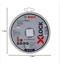 Bosch Professional 2608619266 Pack of 10 Straight Cutting Disc Standard INOX