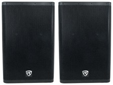 2 Rockville DX15 15" Class D 2000w Powered Active DJ PA Speakers 500w RMS Loud