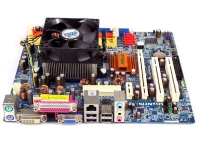 Motherboard CPU Retro Bundle: ASRock ALiveNF7G-HD720p + AMD Phenom X4 9600 (4C/4T)