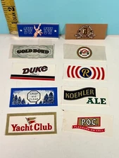 Vintage Assorted Beer & alcohol mini stickers