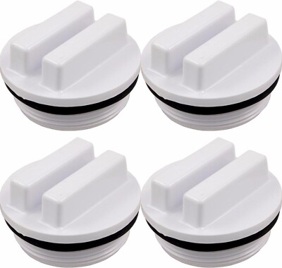 1.5'' Threaded Swimming Pool Spa Winter Plug, Filter Drain Cap SP1022C  Pack of 4