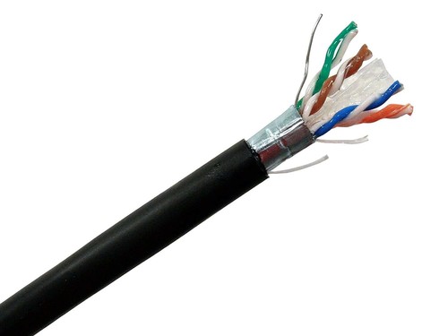 300' CAT6 AERIAL SELF SUPPORTING WITH MESSENGER SHIELDED OUTDOOR WATERPROOFRJ45 - 第 2/2 張圖片