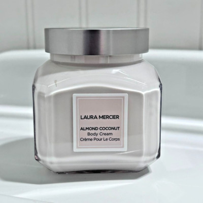 New Laura Mercier Almond Coconut Body Cream Full Size 200ml/6.7 oz