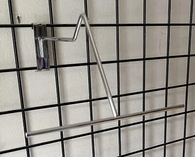 EXECUSYSTEMS 10pc Chrome Western Cowboy Hat Gridwall Display - Retail, Trade Show, Home