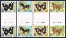 Product Image: Tuvalu 146-149 gutter, MNH. Michel 190-193. Butterflies 1981.
