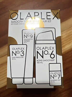Olaplex Smooth Your Style Hair Kit No. 3 & 6 & 7 & 9 Bond Perfect & Oil NIB