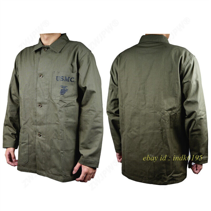 Vintage WWII WW2 USMC MARINES HBT Shirt Jacket Replica | eBay Vintage WWII WW2 USMC MARINES HBT Shirt Jacket Replica | eBay