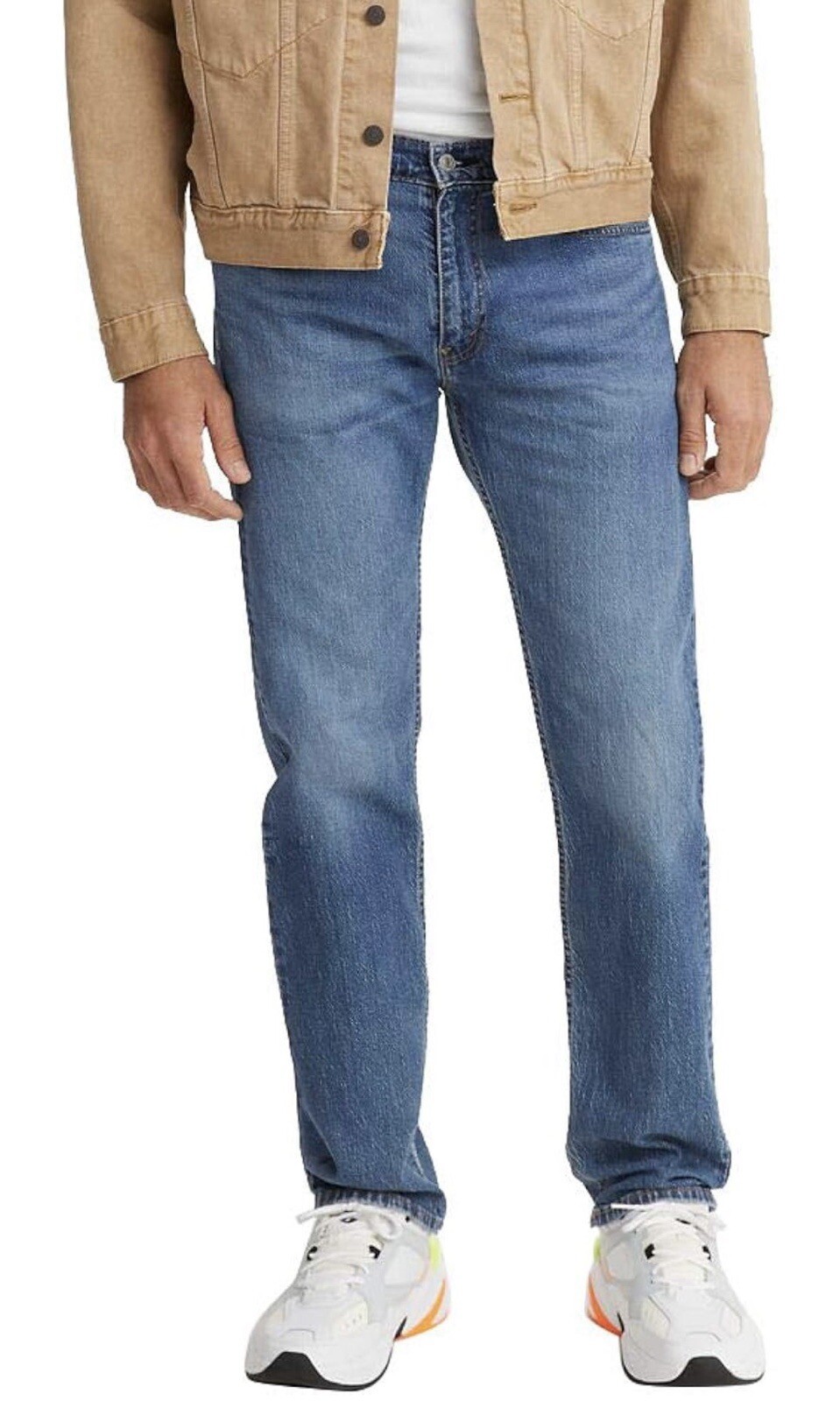 Levi's Men's Classic 505 Regular Fit Jeans Straight Leg, Blue, 32 X 32 Eco Ease