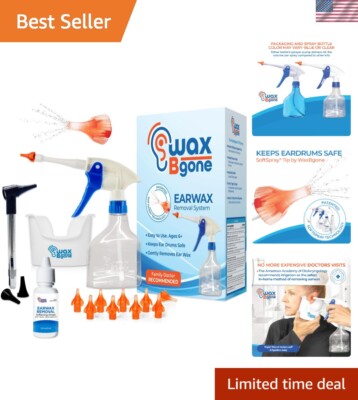 Family-Owned Ear Cleaning Kit with SoftSpray & Ear Drops - Trustworthy Solution